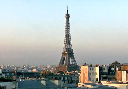 La Tour Eiffel depuis l'Avenue Kleber à Paris