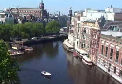 Amstel Canal à Amsterdam
