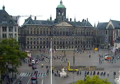 Dam Square à Amsterdam
