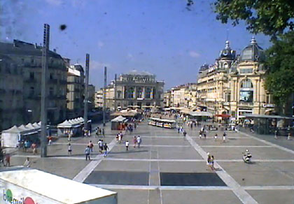 La Place de la Comédie à Montpellier